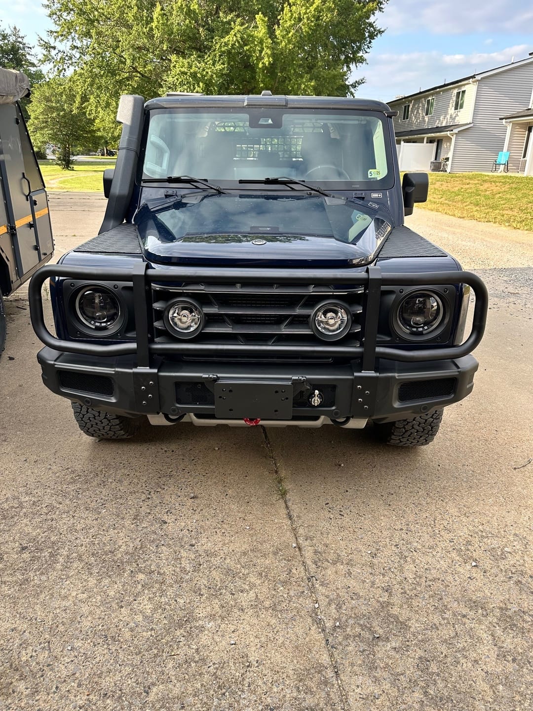 Customer photo review of Ineos Grenadier Bull Bar
