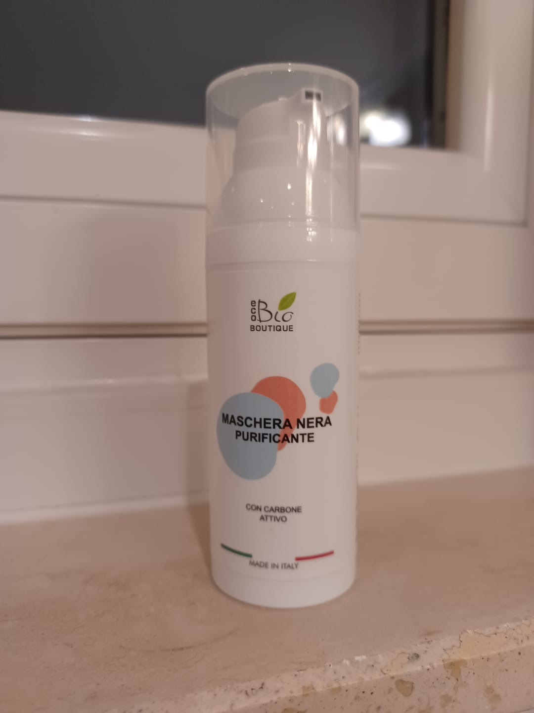 Customer photo review of Maschera Nera Purificante