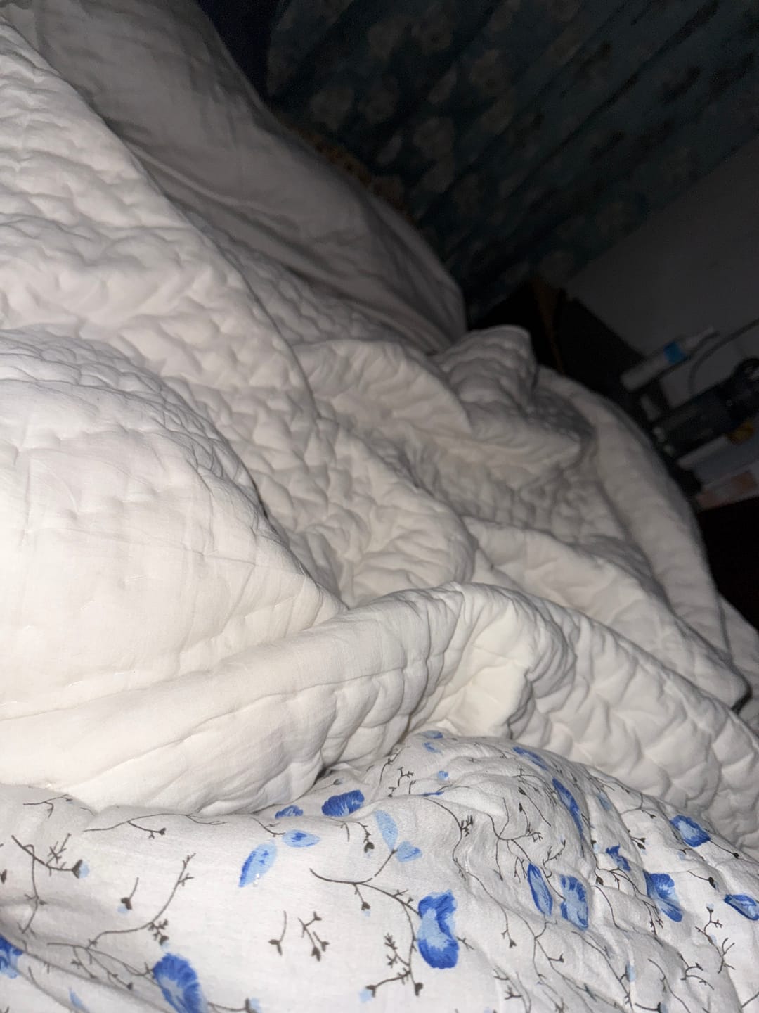 Customer photo review of Rose Mulmul Cotton Quilt Cover