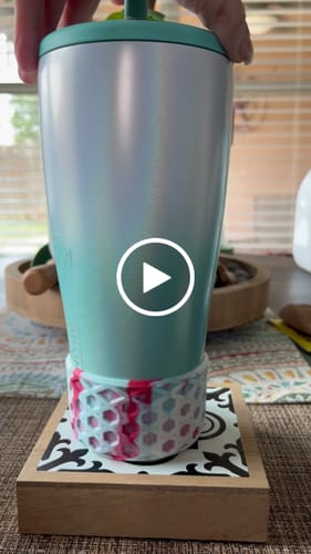 Customer video review of Cherry Days WAFFLE Tumbler Boot -fits 20-40oz