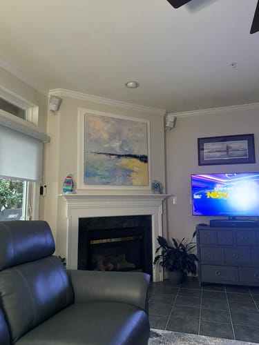 Customer photo review of Seaside Landscape Painting #ABSS16