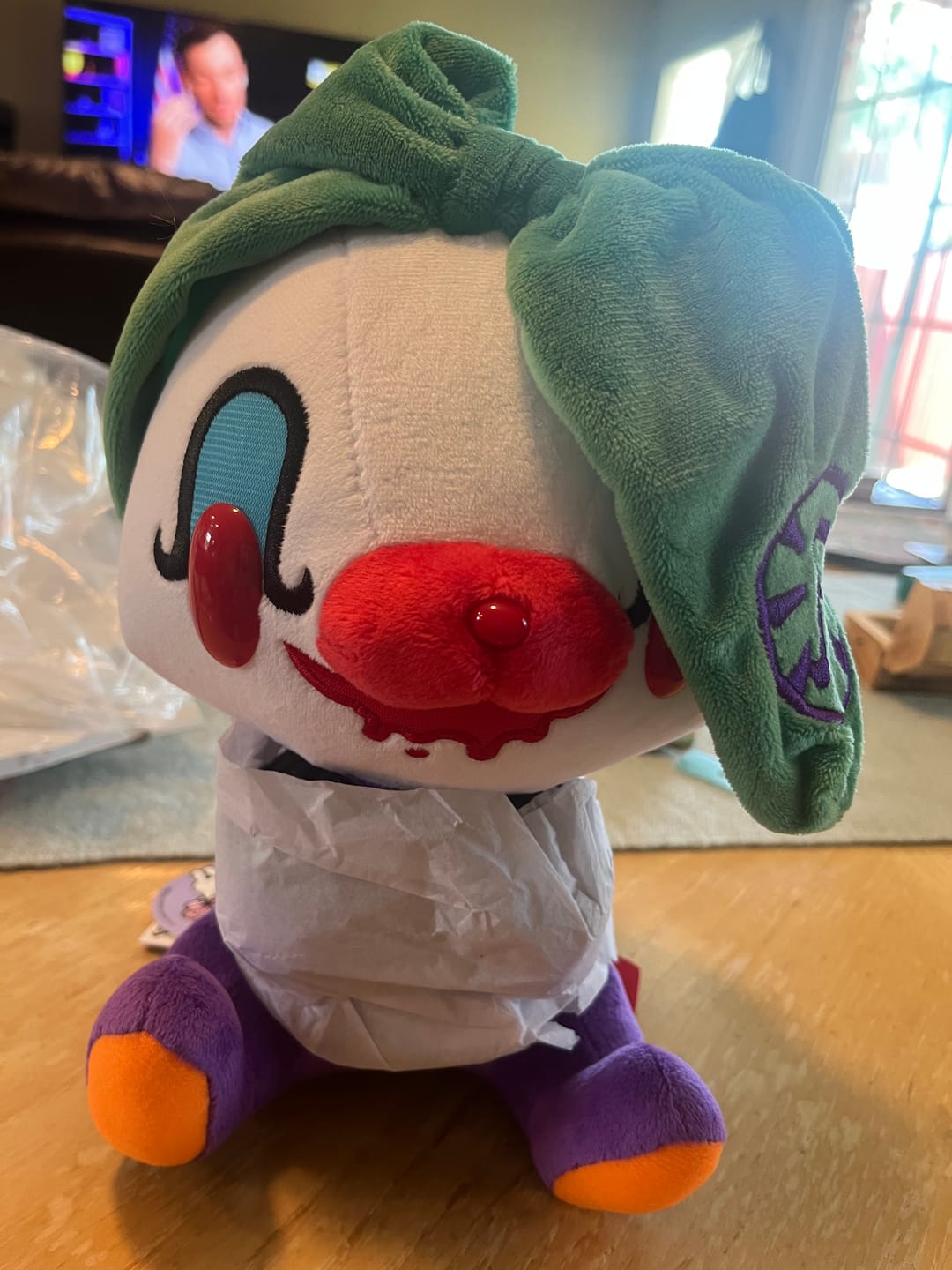 Customer photo review of All Purpose Bunny Chax Taito Sketchy Clown Plush