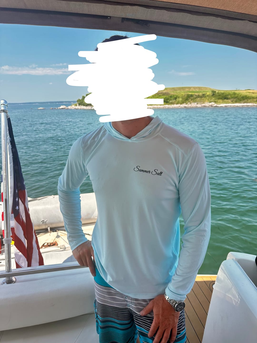 Customer photo review of Custom Dri-Fit Fishing Hoodies