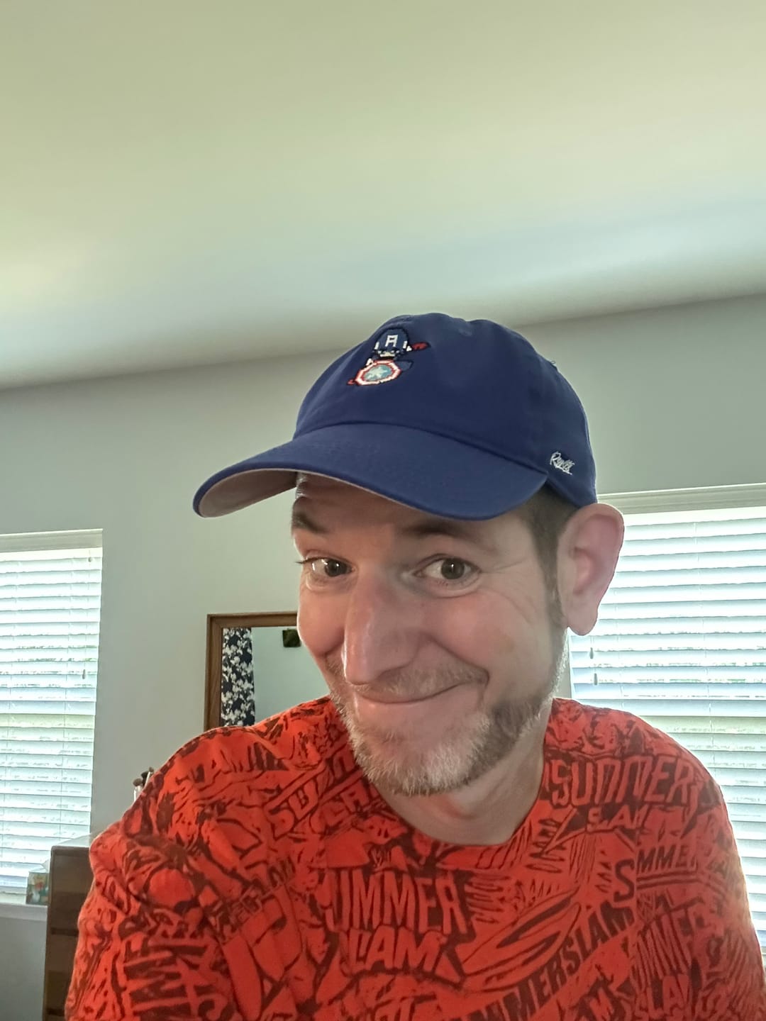 Customer photo review of Captain America "Pixel Patriot" – Dad Hat