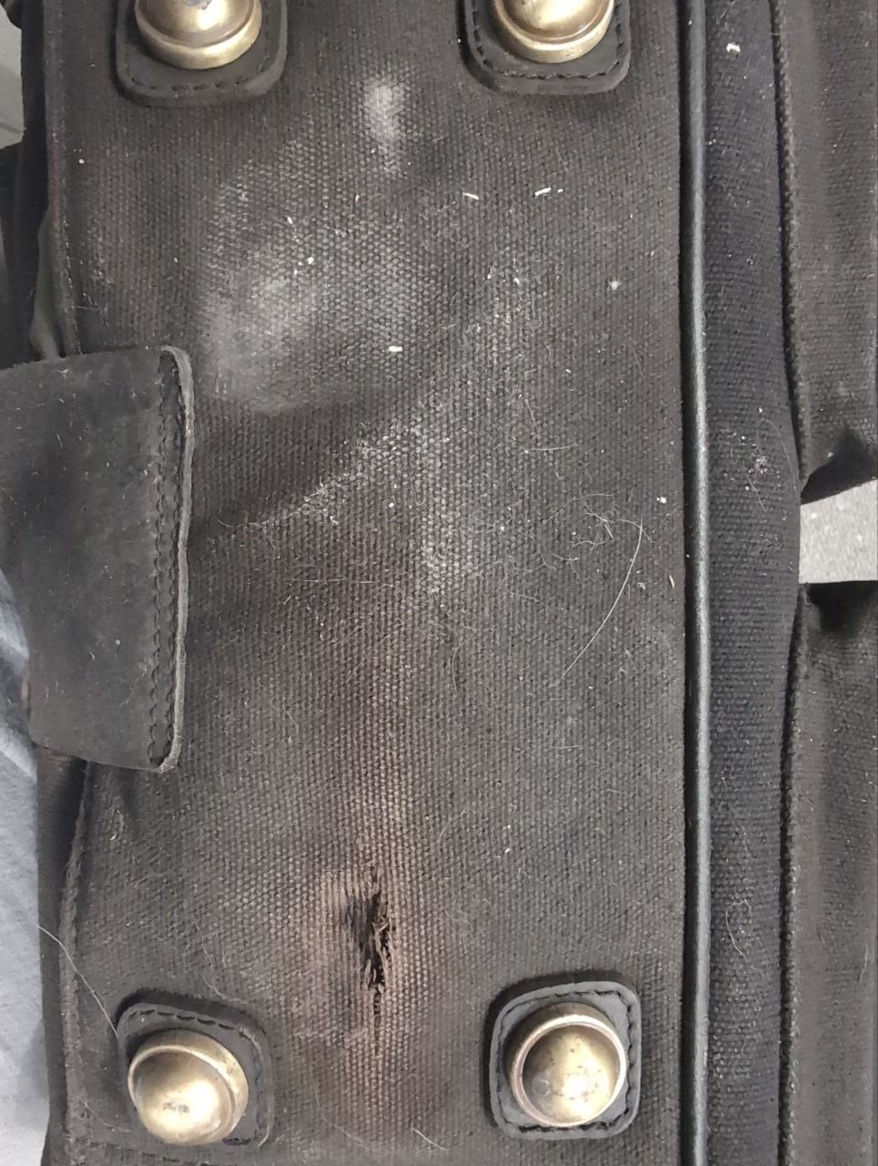 Customer photo review of expedition saddlebag