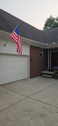 Customer photo review of 3' x 5' American Flag Set