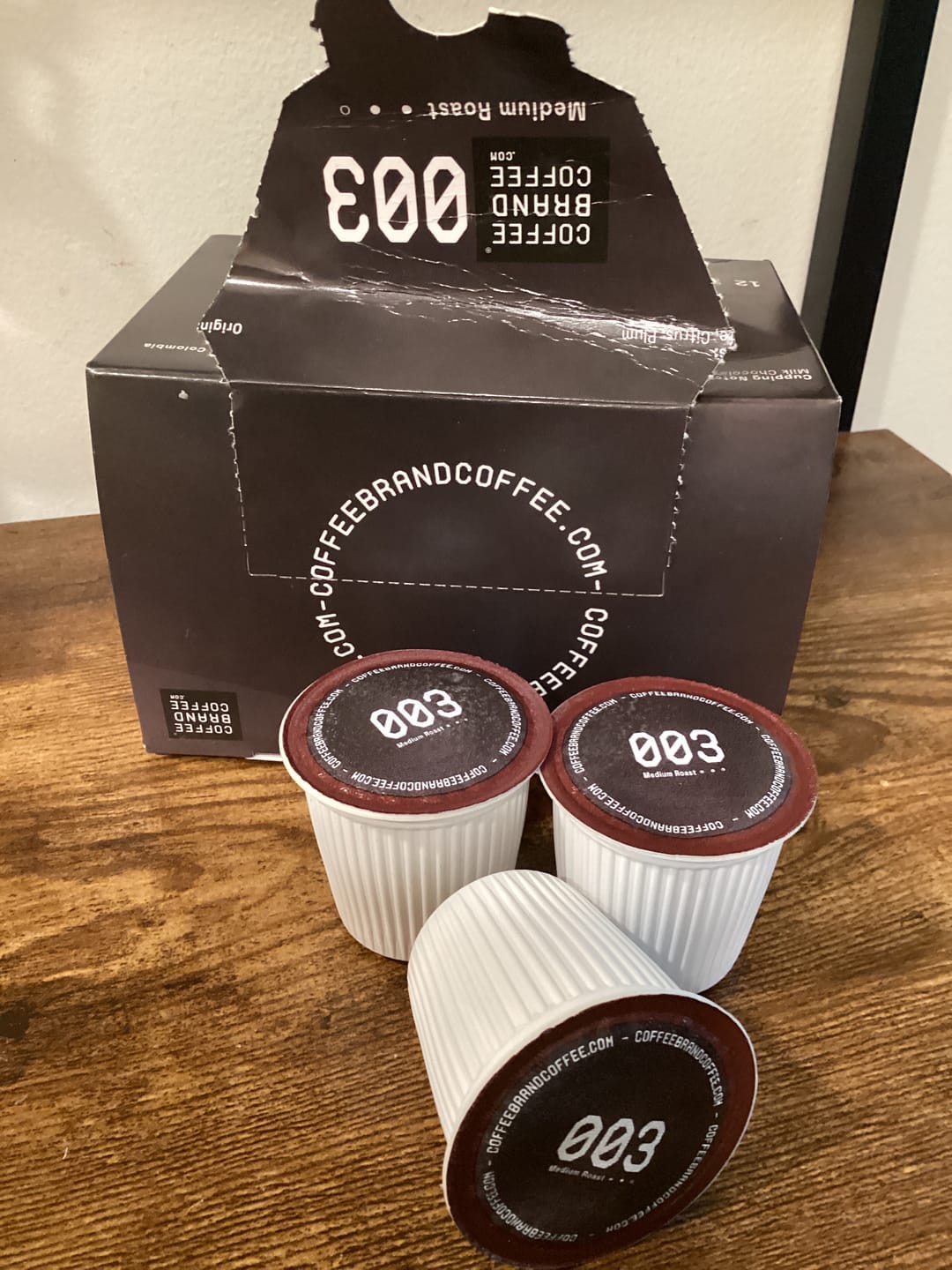 Customer photo review of Premium Medium Roast Kcups