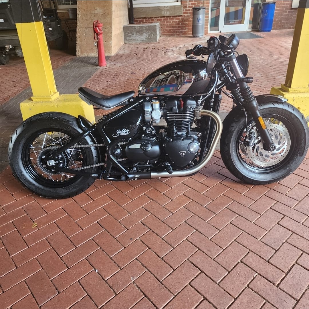 Customer photo review of Triumph Bobber Short Chain Guard - 2017+ - Brogue Moto