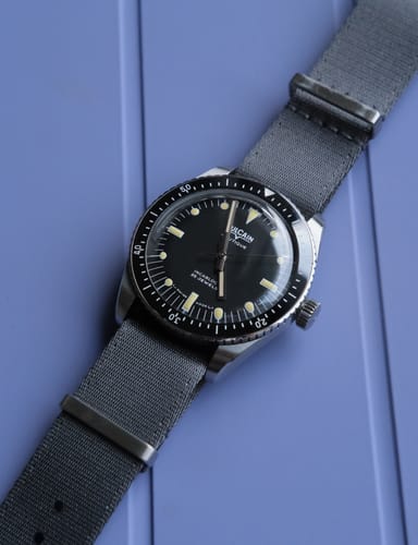 Customer photo review of Admiralty Grey Nylon Watch Strap