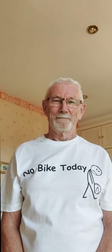 Customer photo review of Vintage Over 70 T-Shirt