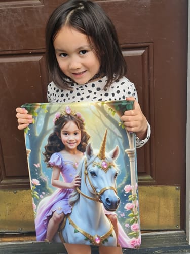 Customer photo review of The Lavender Unicorn Princess