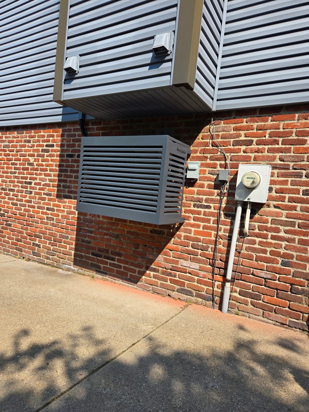 Customer photo review of Mini-Split AC Cover - Black