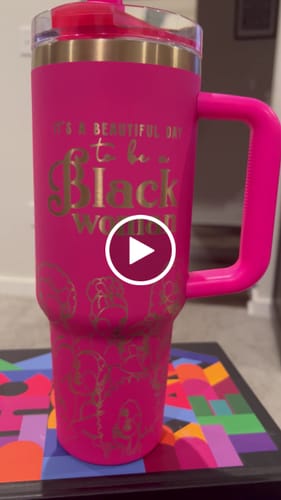 Customer video review of Fierce Fuchsia HydraLock™ Flip Straw Tumbler - 40oz