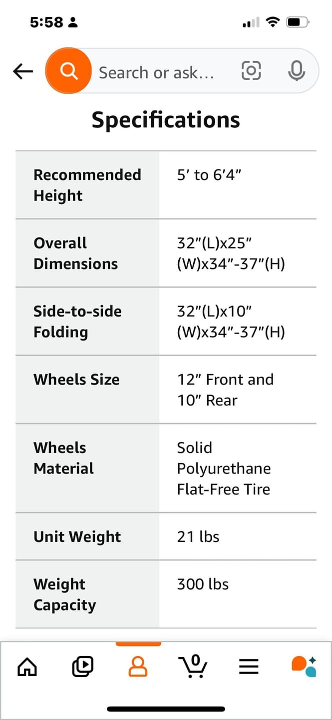 Customer photo review of KLD-9212 All Terrain Dual-Brake Rollator Walker 12" Wheels