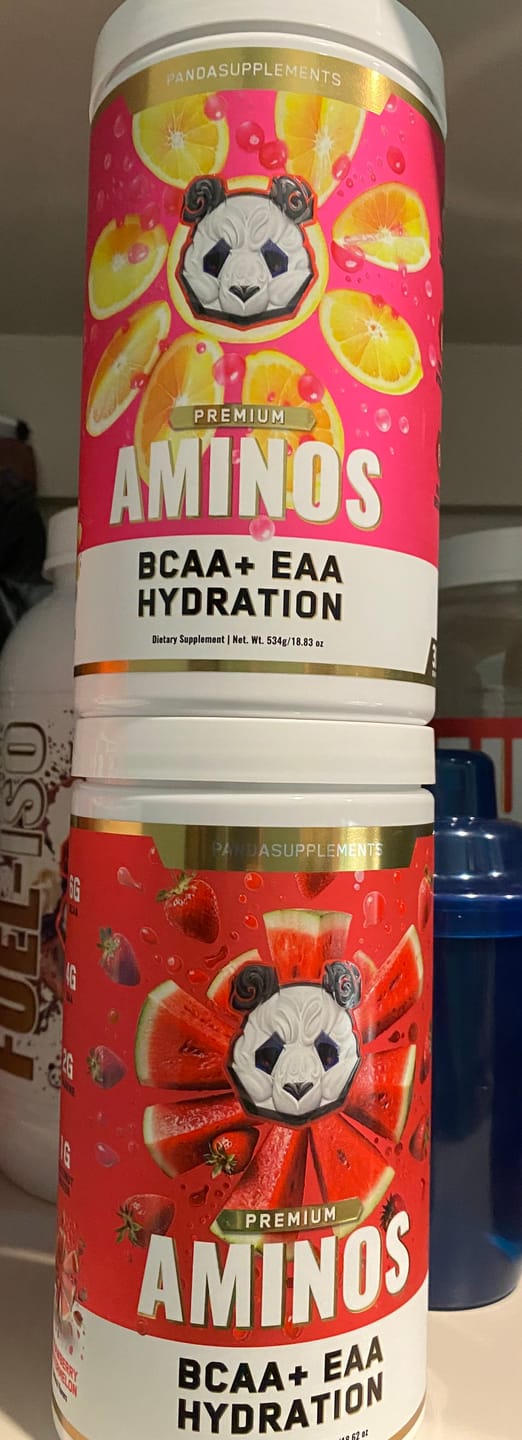 Customer photo review of AMINOS | BCAA + EAA + HYDRATION + ELECTROLYTES