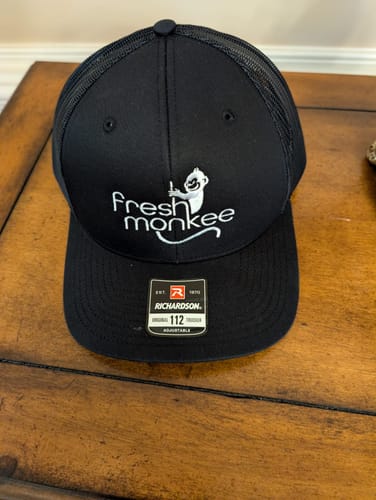 Customer photo review of (12 Pieces) Richardson 112 Custom Embroidered Hat + FREE Setup