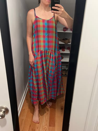 Customer photo review of LEILA DRESS | CROSSWAY CHEX