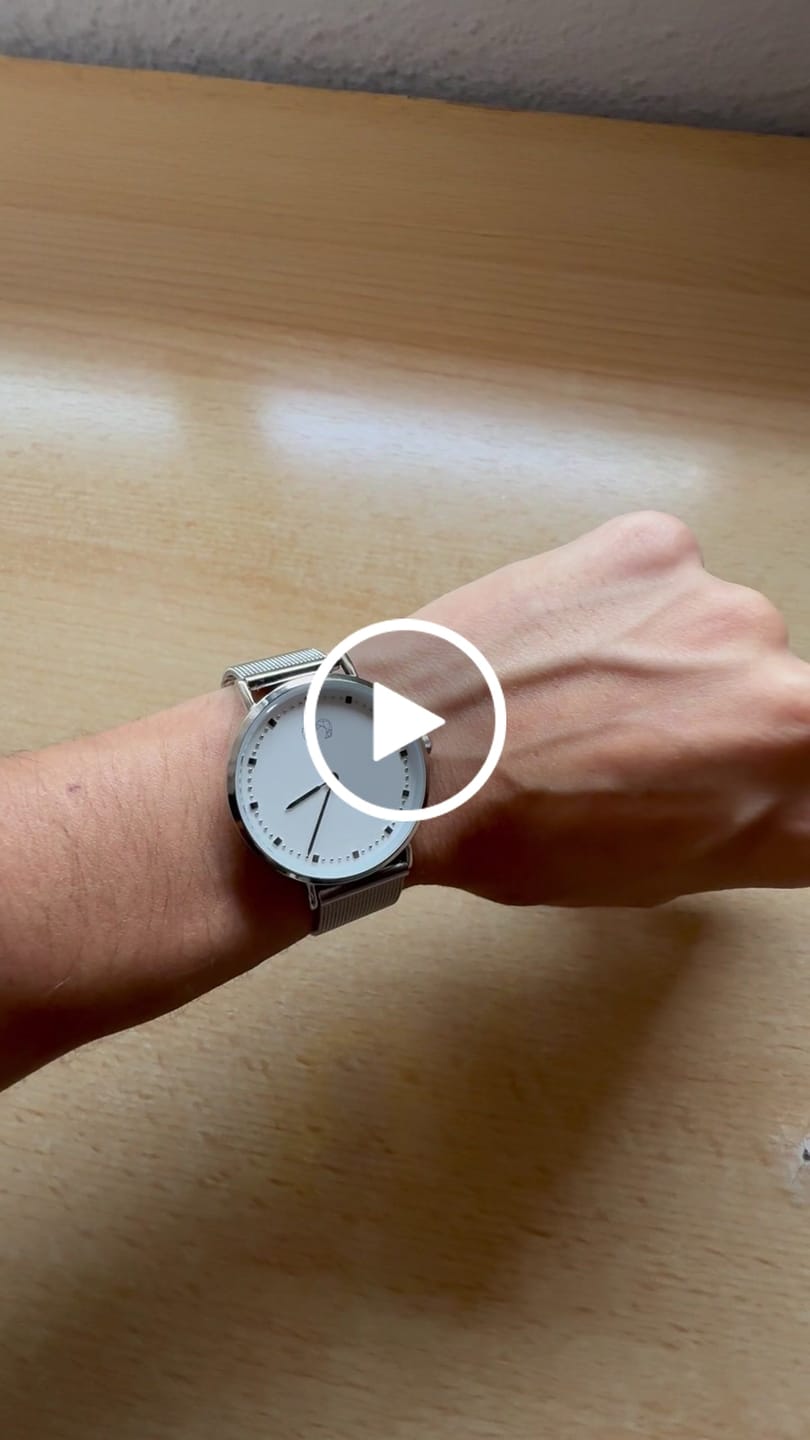 Customer video review of Reloj Juliet ~ SilverWhite