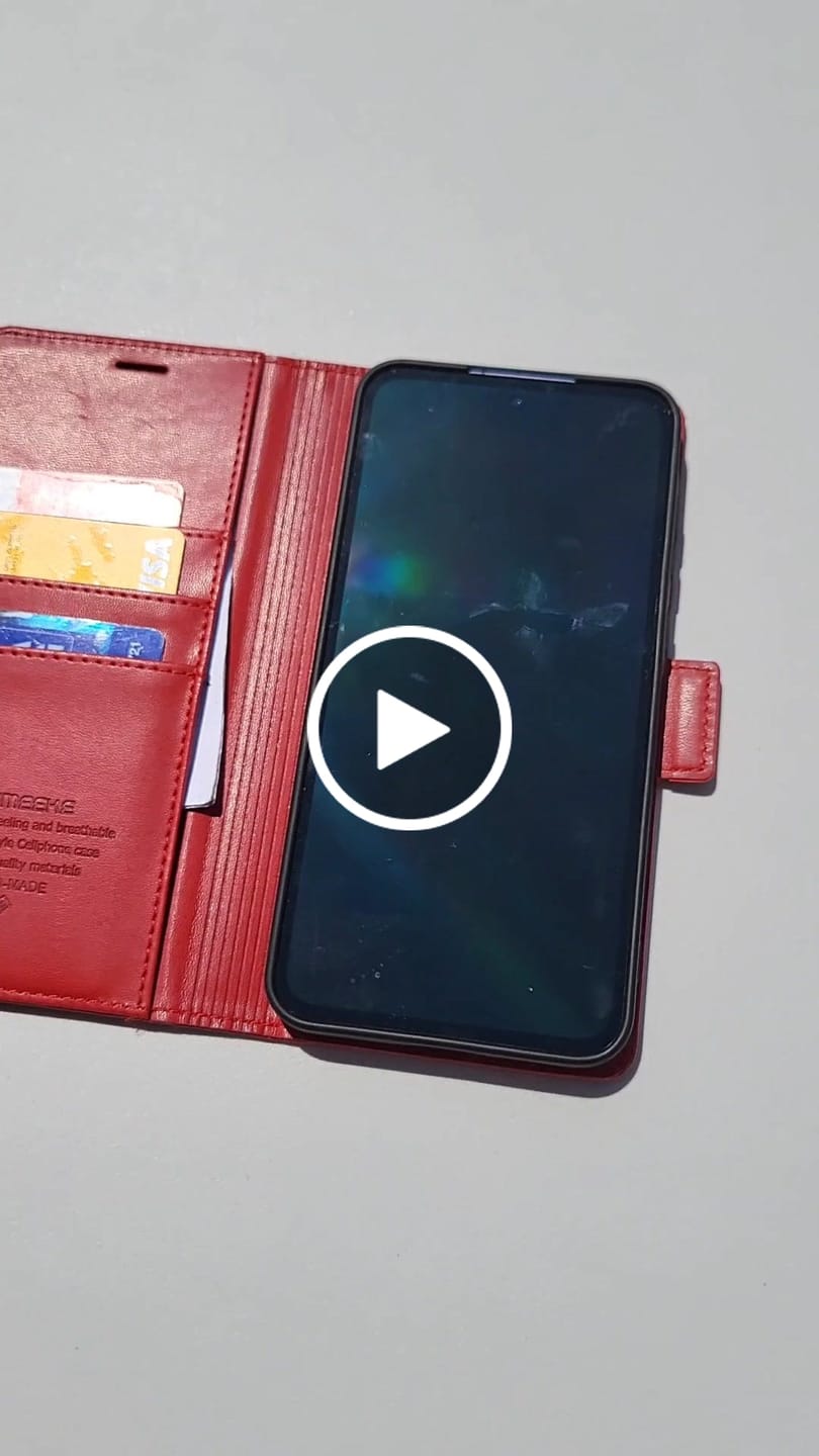 Customer video review of Galaxy A55 - LC.IMEEKE Flip Case Business