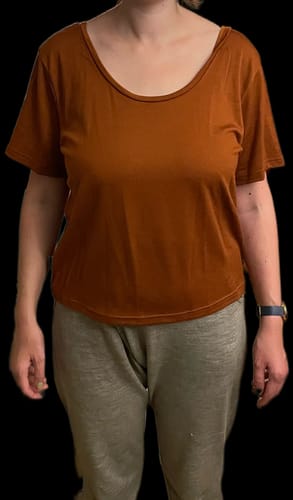 Customer photo review of Damen T-Shirt Sommermerino