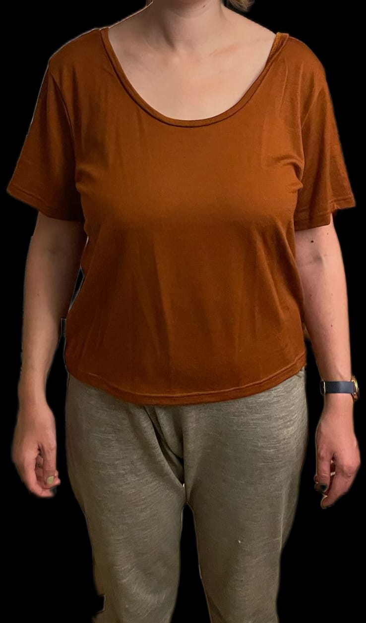 Customer photo review of Damen T-Shirt Sommermerino