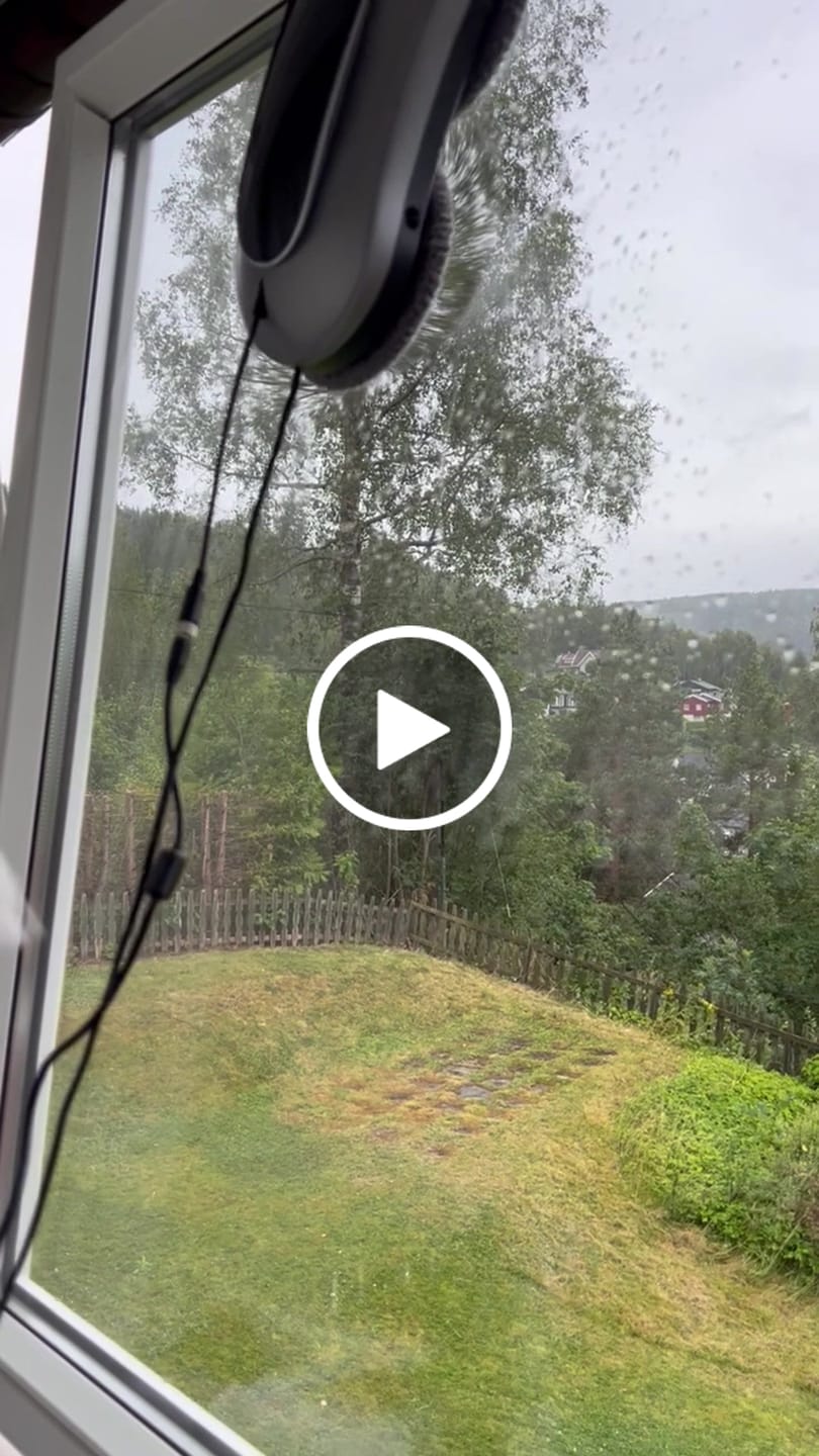 Customer video review of Helautomatisk vindusvaskerobot
