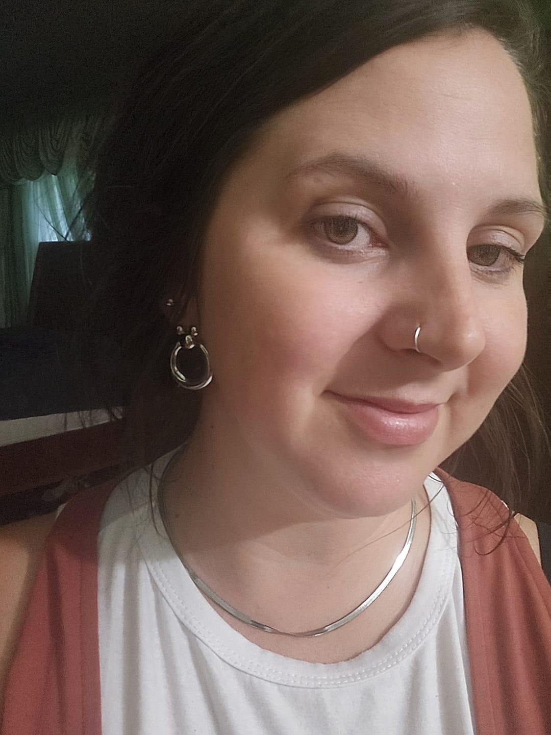 Customer photo review of Mega Leader of the Club Earrings
