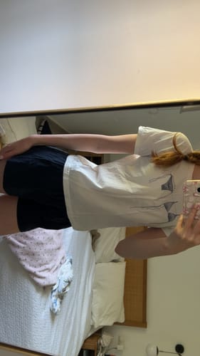 Customer photo review of air dry baby tee