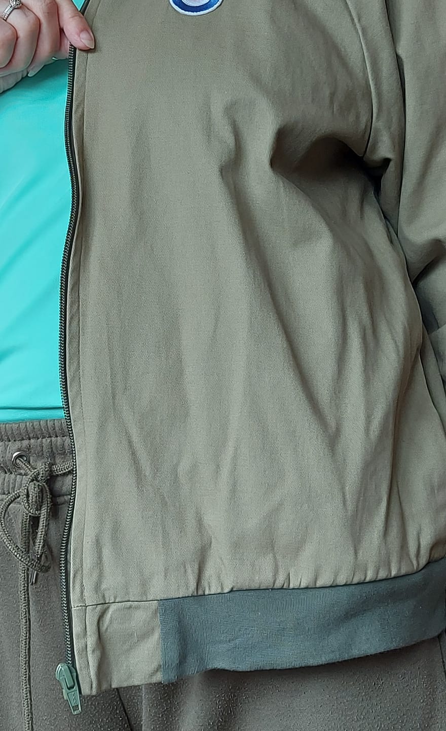 Customer photo review of YKK Nylon Open End Zip