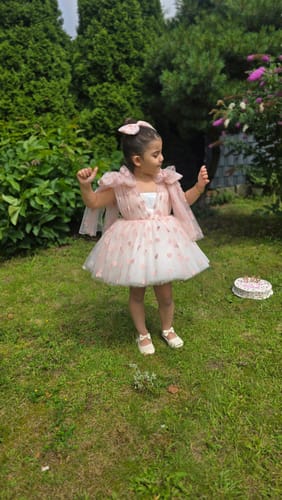 Customer photo review of New Baby Birthday Princess Dress Girls Communion Dress