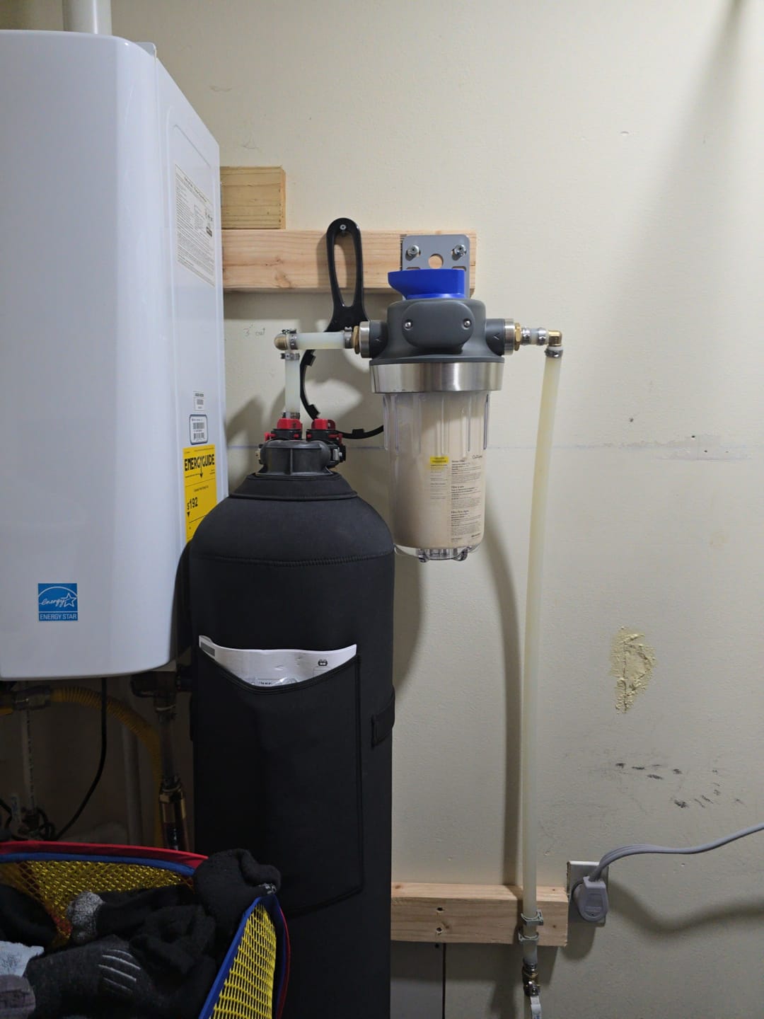 Customer photo review of SoftPro Whole House Chlorine+ & Fluoride Filter (Catalytic + Bone Char Carbon Filter)