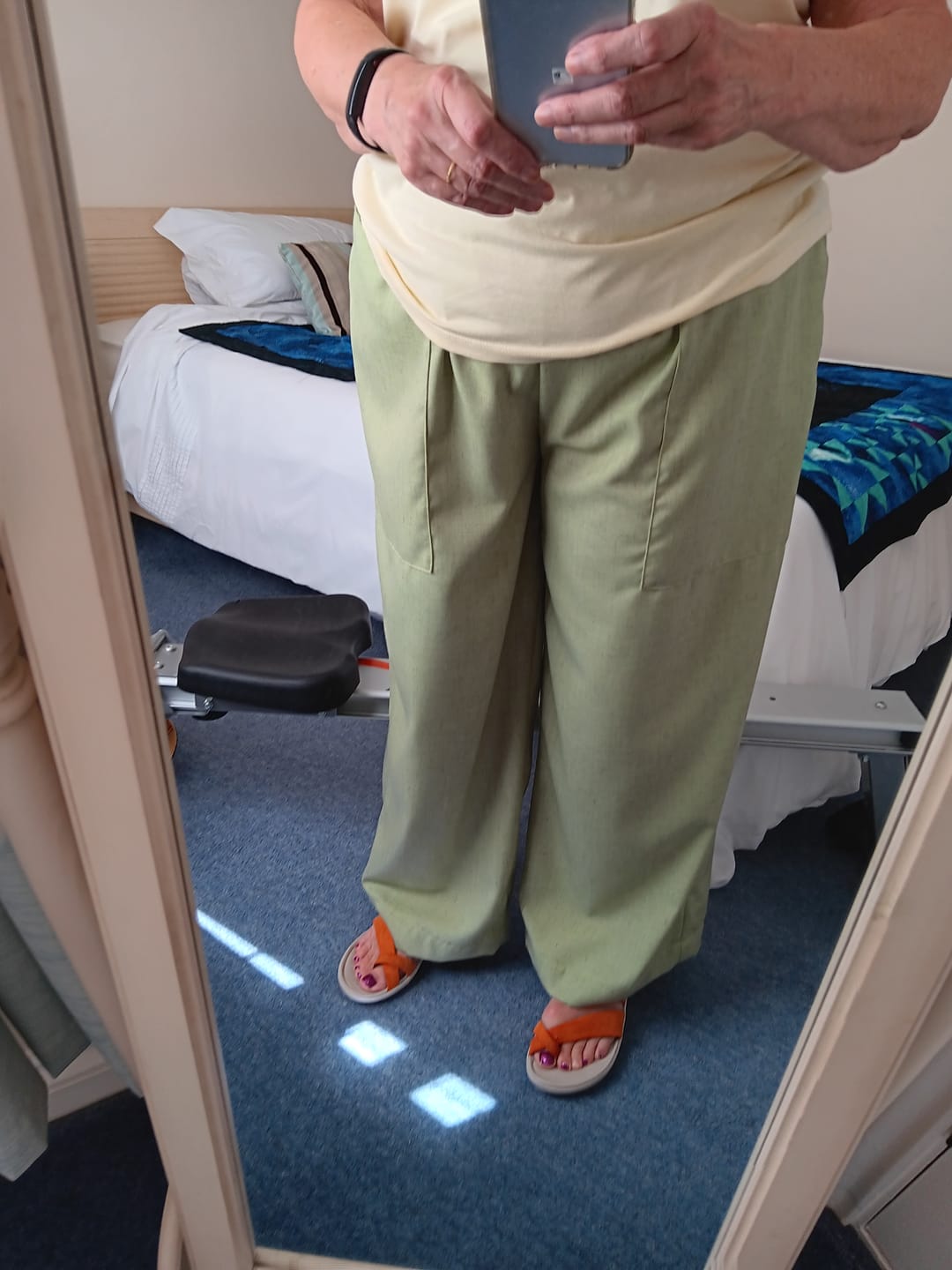 Customer photo review of Plain Bamboo Linen Blend Fabric