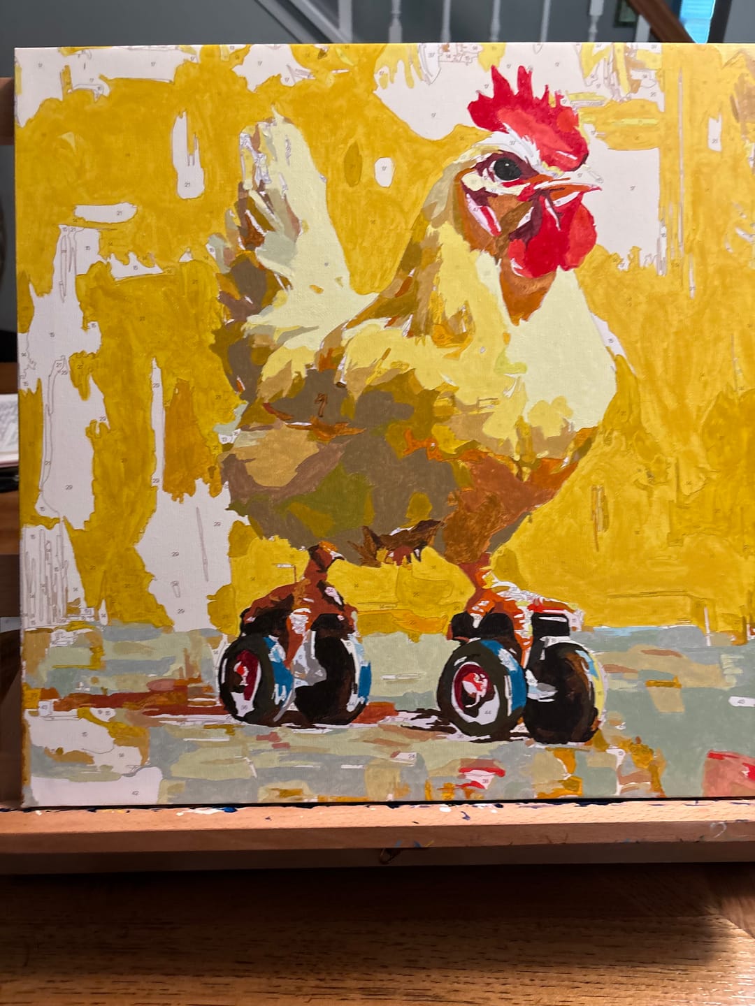 Customer photo review of Roller Skating Chicken
