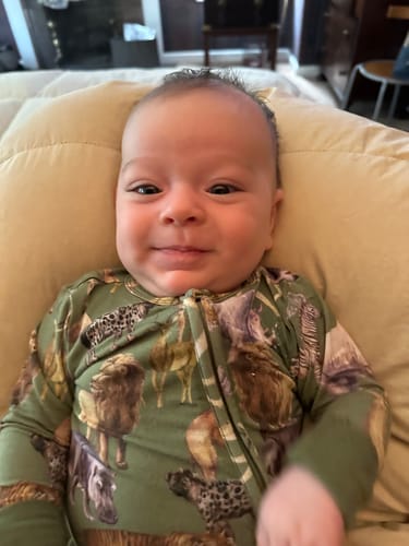 Customer photo review of Posh Safari Convertible Footie