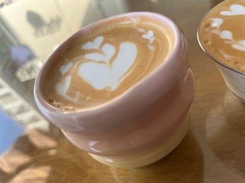 Customer photo review of Organic DECAF Colombia Maragogipe