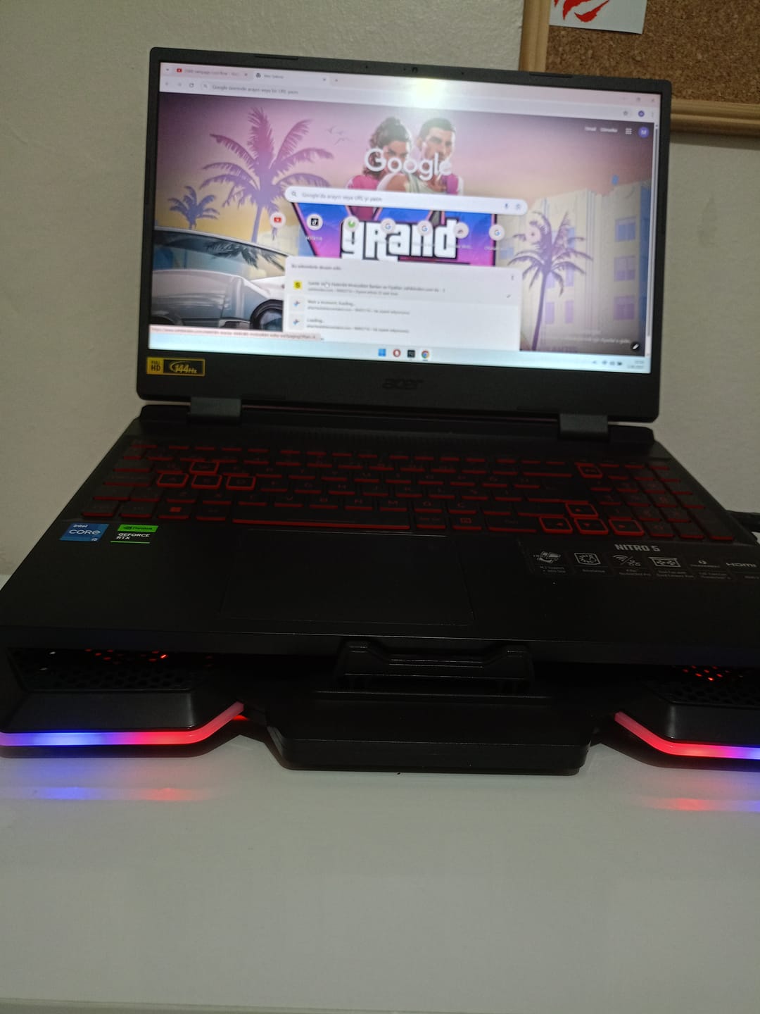 Customer photo review of S47 Coolflow 5 Adet Fan 12-17.3 inç Notebook Soğutucu Stand