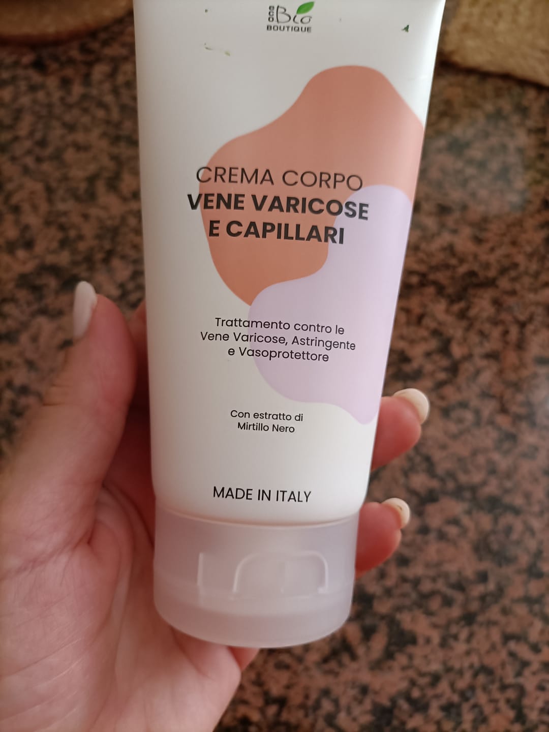 Customer photo review of Crema Vene Varicose e Capillari