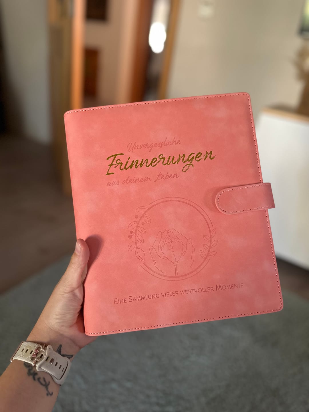Customer photo review of Ringbinder (Koralle) inkl. Geschenkbox