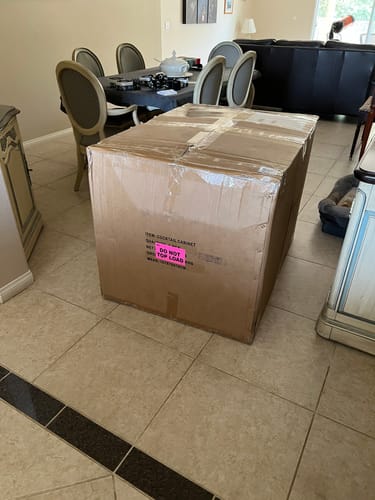 Customer photo review of Cocktail Arcade Machine 4600 Games  Tilt Up Black Lift Up Retro Multi-cade Table