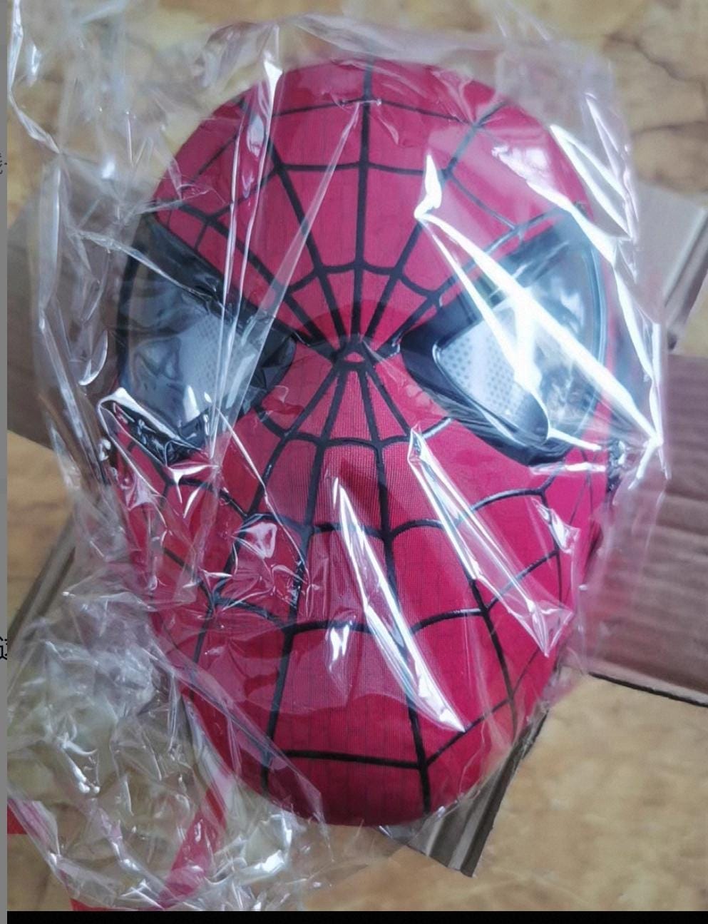 Customer photo review of The Amazing Spider-Man 2 Wearable Mask