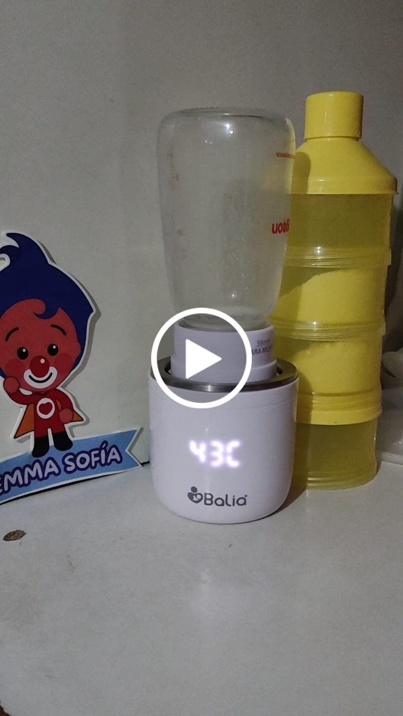 Customer video review of Calentador de mamaderas portátil