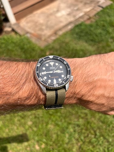 Customer photo review of Glomar Explorer - Hook & Loop Strap Striped