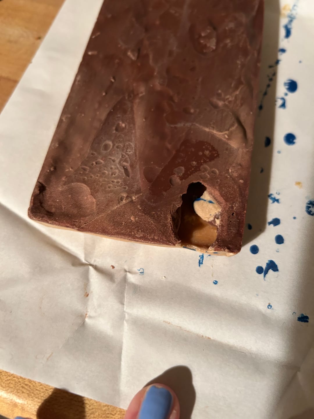 Customer photo review of Baklava Inspired What D' Yee Want Wednesday Chocolate Bar 145g
