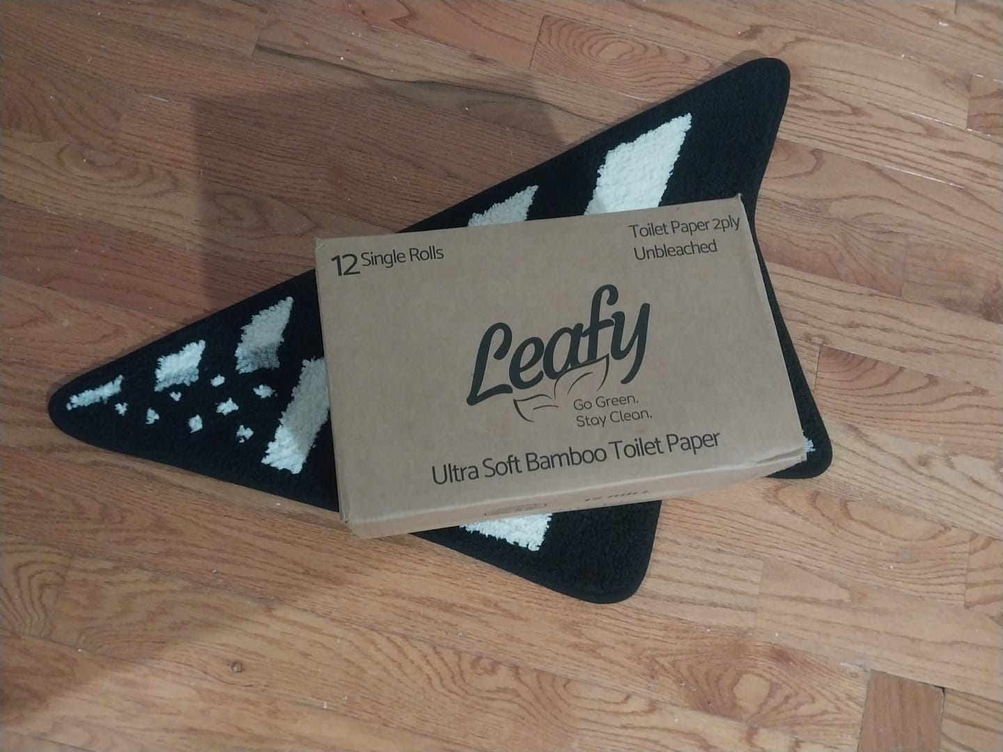 Customer photo review of Essential Toilet Paper 12 Single Roll Box