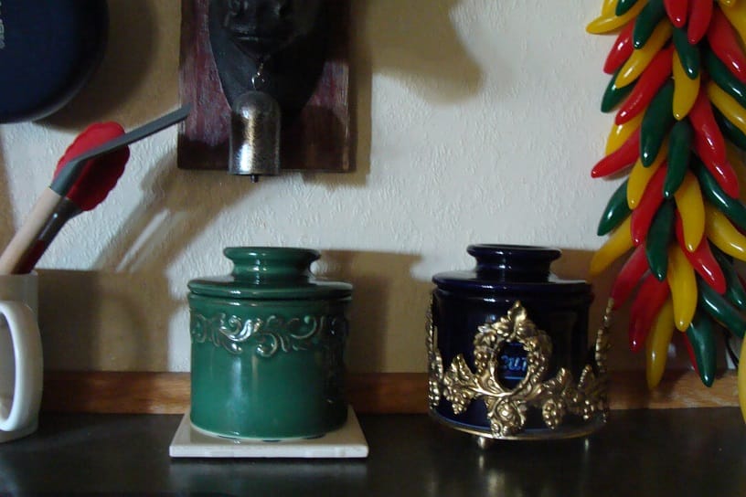 Customer photo review of Emerald Green Antique Butter Bell Crock