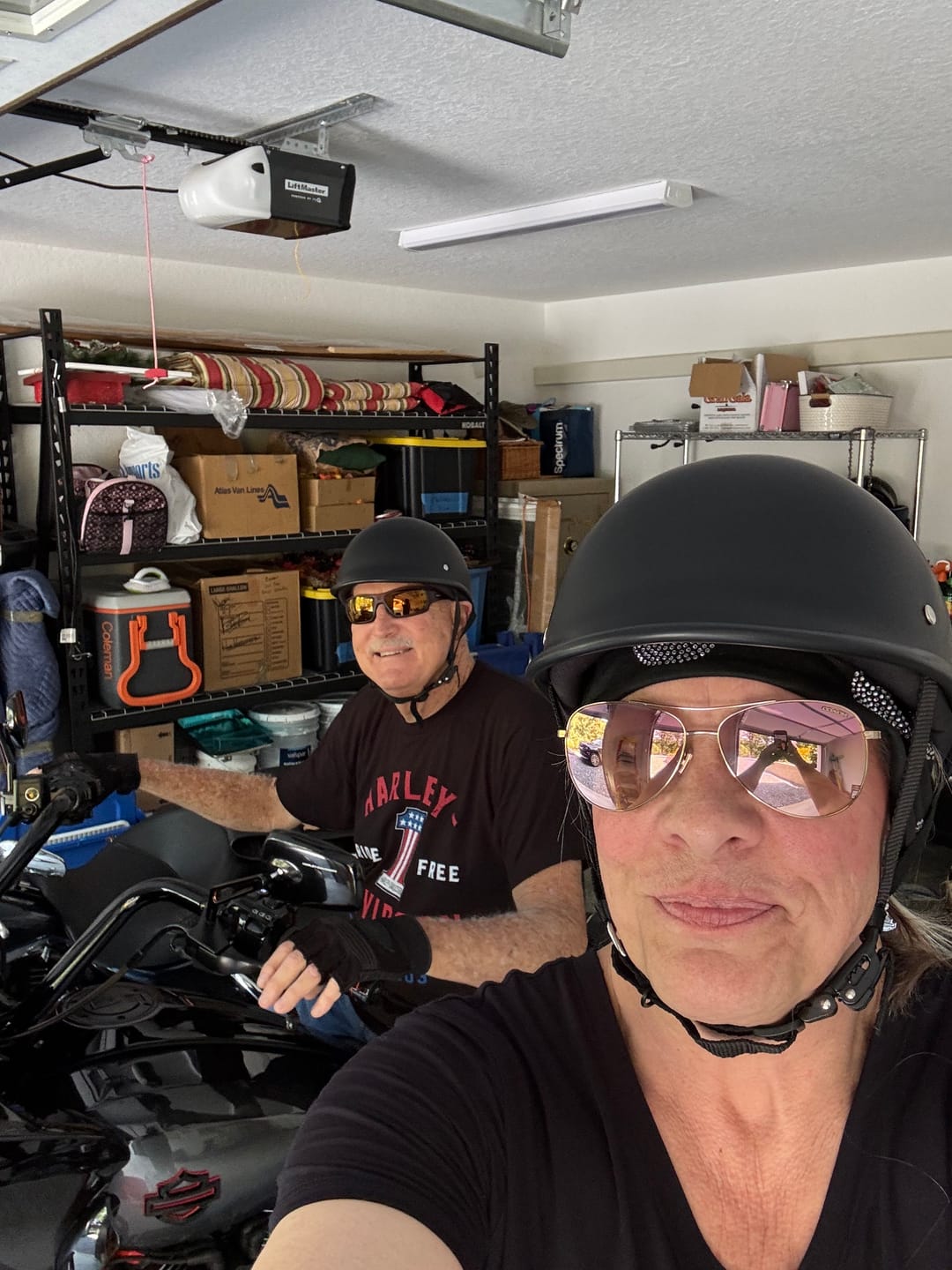 Customer photo review of Smallest & Lightest DOT Polo Helmet- Matte Black