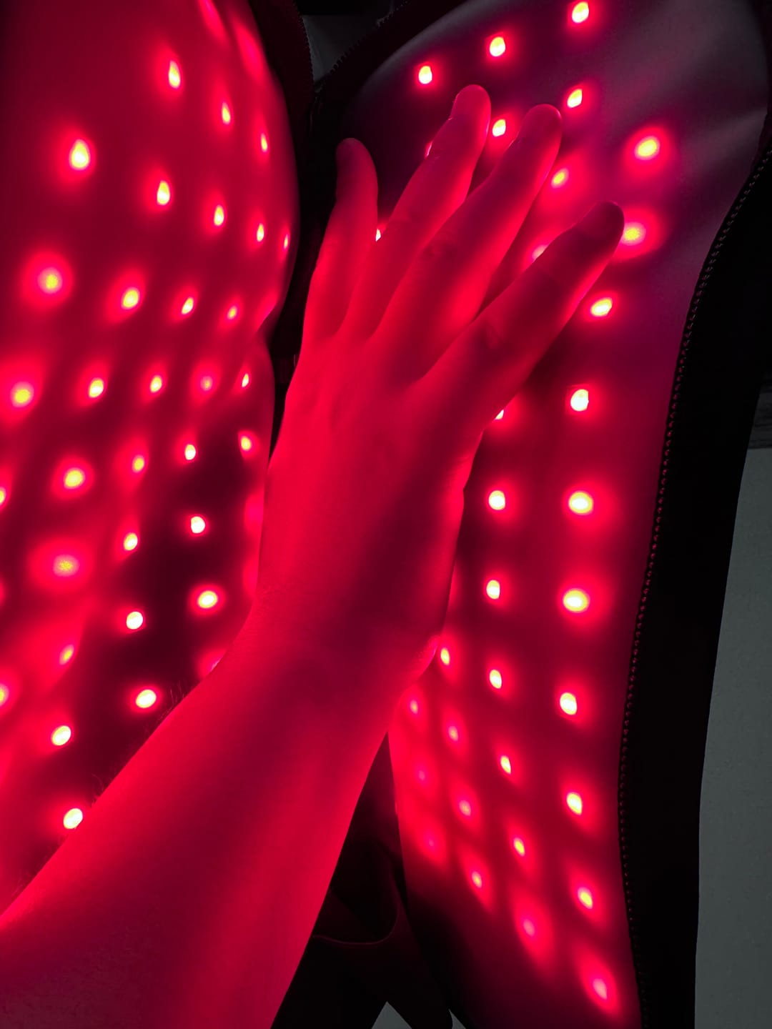Customer photo review of LumyHealth Red & Infrared Light Therapy Glove