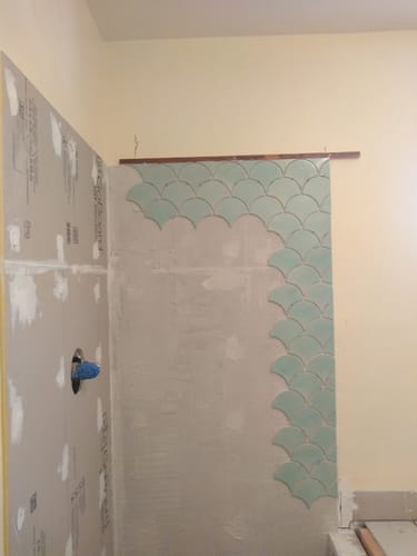 Customer photo review of Large Moroccan Fish Scales - 214 Coastal Breeze
