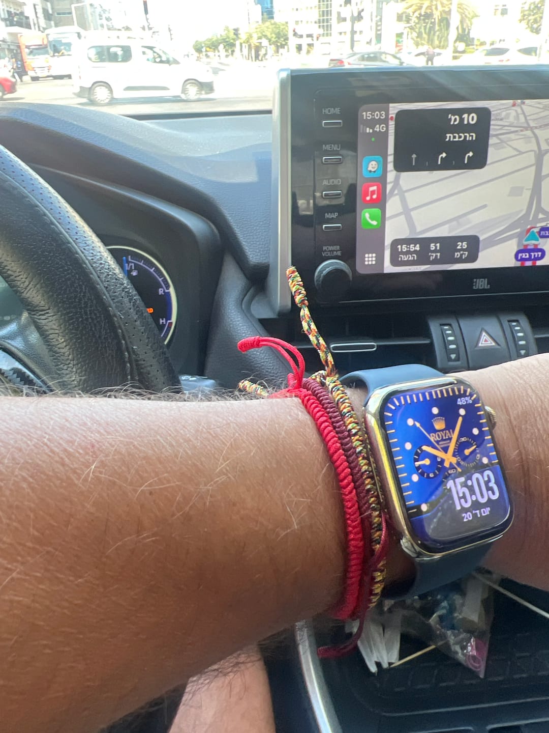 Customer photo review of צמיד טיבטי בעבודת יד למזל ואנרגיה חיובית