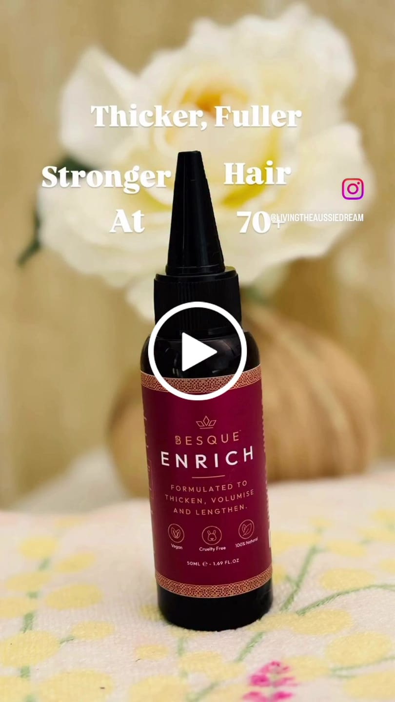Customer video review of Enrich Hair Growth Oil